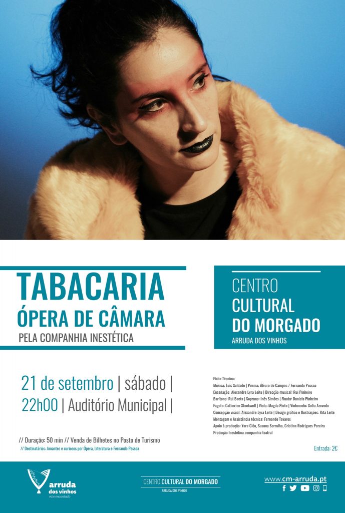 Tabacaria | Ópera de câmara -Centro Cultural do Morgado